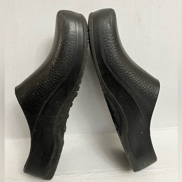 BIRKENSTOCK SUPER BIRKI PU CLOGS SLIP ON PROFESIONAL WORK BLACK COLOR - Picture 5 of 8